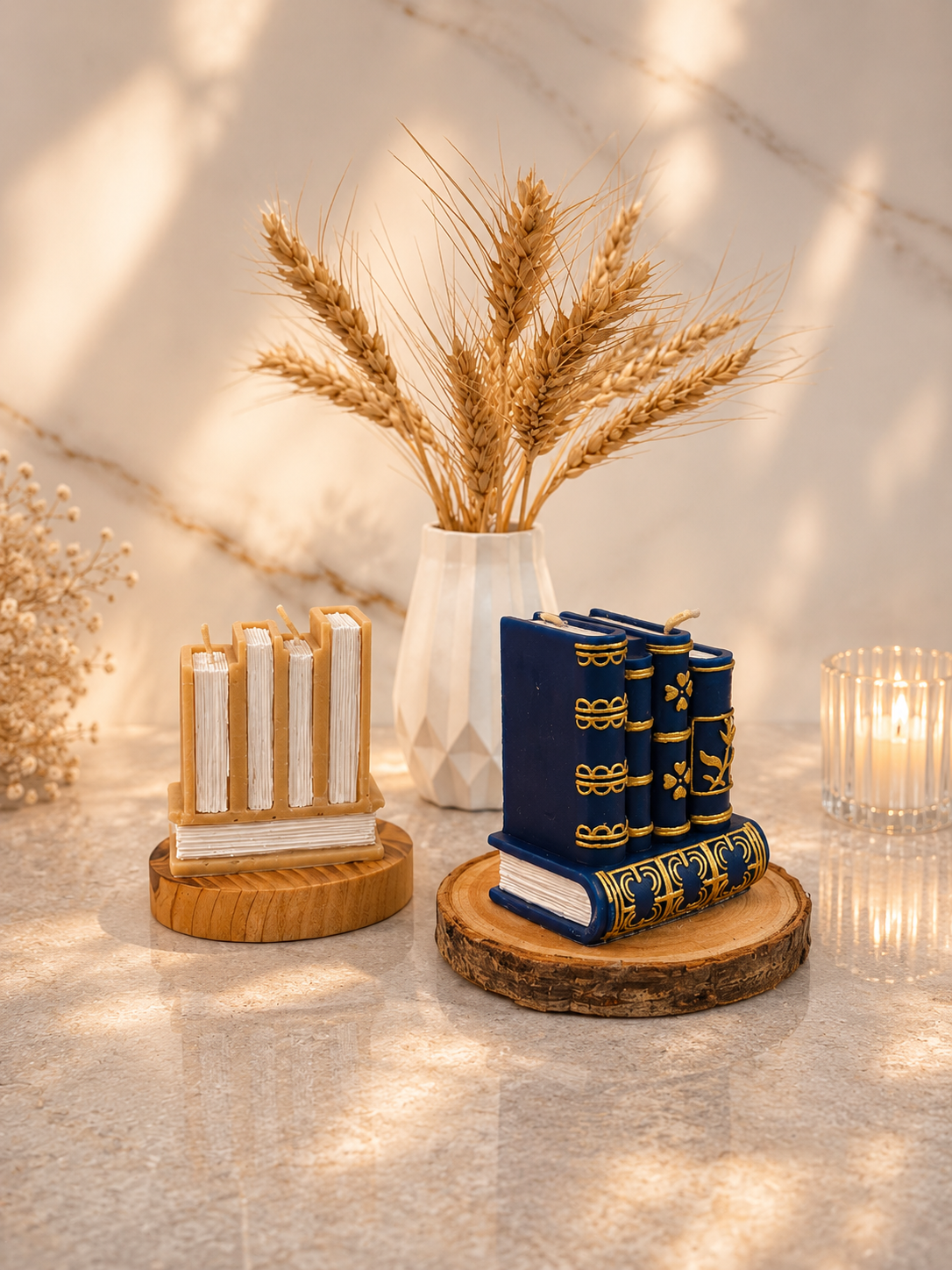 شمع کتاب طلاکوب