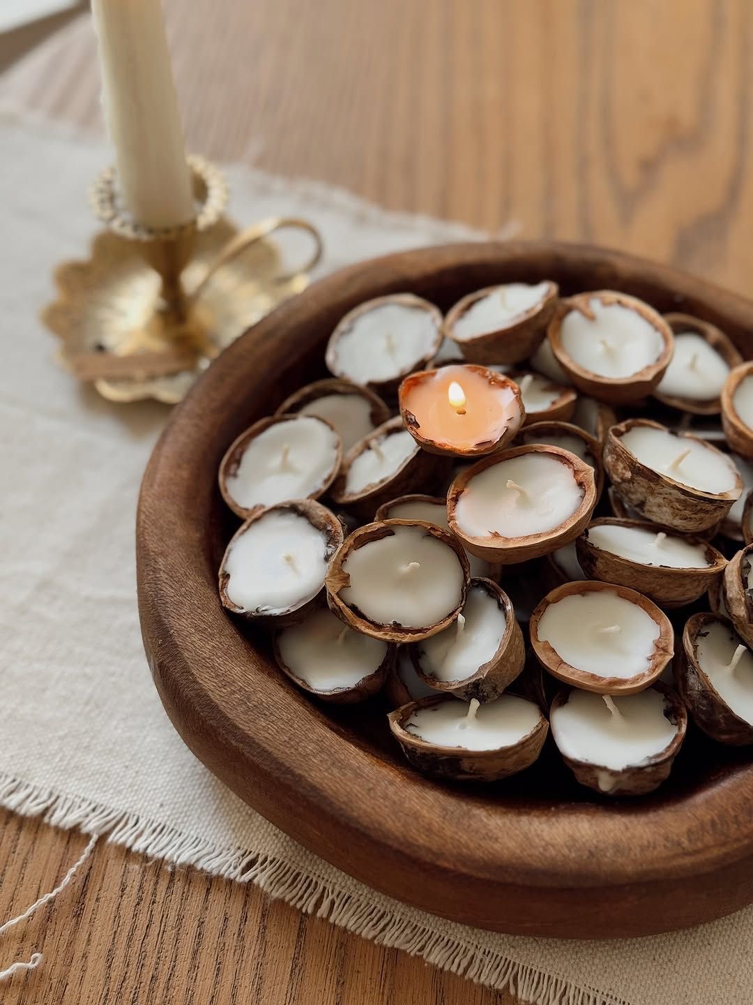 شمع وارمر گردویی